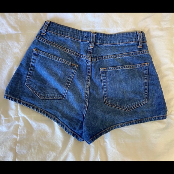 High Rise Jean Shorts - Picture 3 of 8